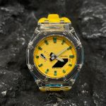 Ga2100 Yellowwatch Transparente Case Green Marker